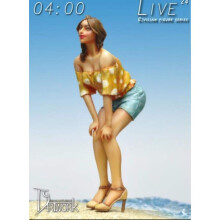 Dg Artwork 1/24 Civilian Figure Series Live 24-04:00 Unpainted Resin Assembly Kit Dg75f019