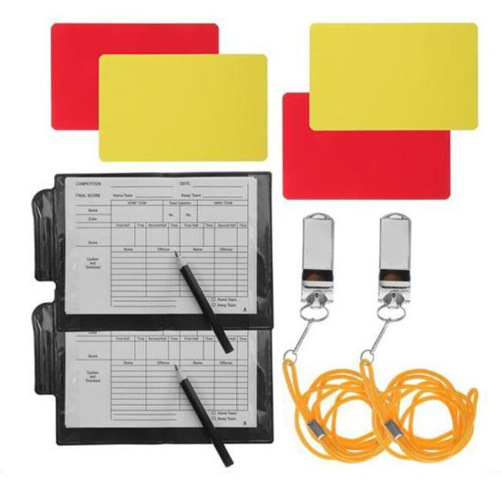 (B) Football Referee Cards Soccer Red Cards Yellow Cards Rich Color Professional Referee Cards Football Referee Warning Cards