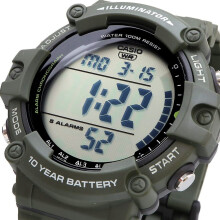 Casio Standard Digital Watch Long Strap Casio Chipkashi Military Green Overseas Model [casio] Ae-1500whx-3av Men's [item]