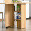 Homcom HOMCOM Foldable Dining Table with Storage Shelves for Kitchen, Dining Room 6