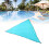 Vela de sombra triangular 3x3x3 m Azul Lago 1
