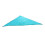 Vela de sombra triangular 3x3x3 m Azul Lago 14