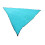Vela de sombra triangular 3x3x3 m Azul Lago 5