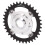 104BCD 36T Kettenblatt-Set 104 mm schwarzer Adapter 12