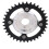104BCD 36T Kettenblatt-Set 104 mm schwarzer Adapter 8
