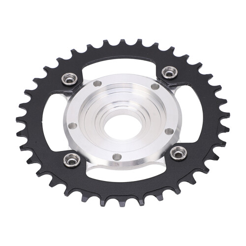 104BCD 36T Kettenblatt-Set 104 mm schwarzer Adapter 2