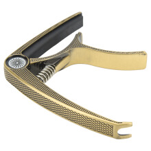 Capo de metal de alta resistencia para guitarra de 6 cuerdas Ajuste universal Tono bronce