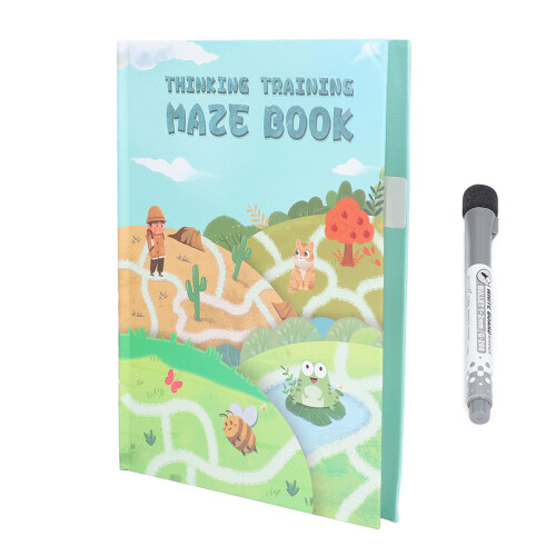 Cuaderno de laberintos: 24 desafíos, coordinación ojo-mano 1