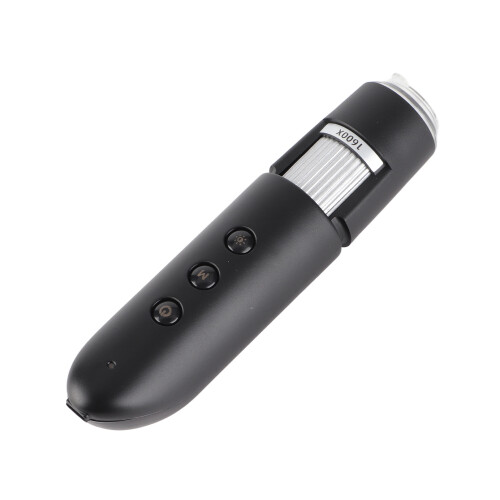 Microscopio 1600X, 1400 mAh, de mano, LED blanco