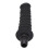 Schwarzer Silikon-Muskelmassagekopf 12 mm/0,5 in 3