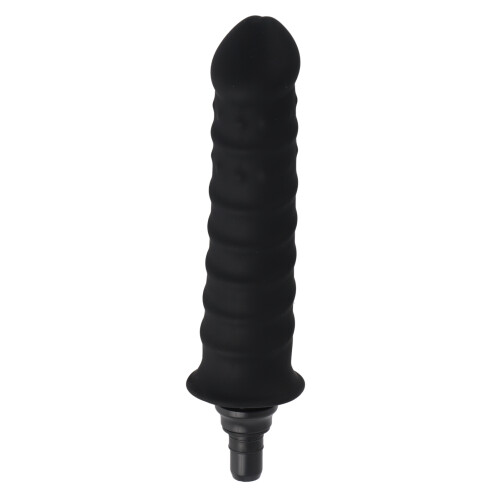 Schwarzer Silikon-Muskelmassagekopf 12 mm/0,5 in 1