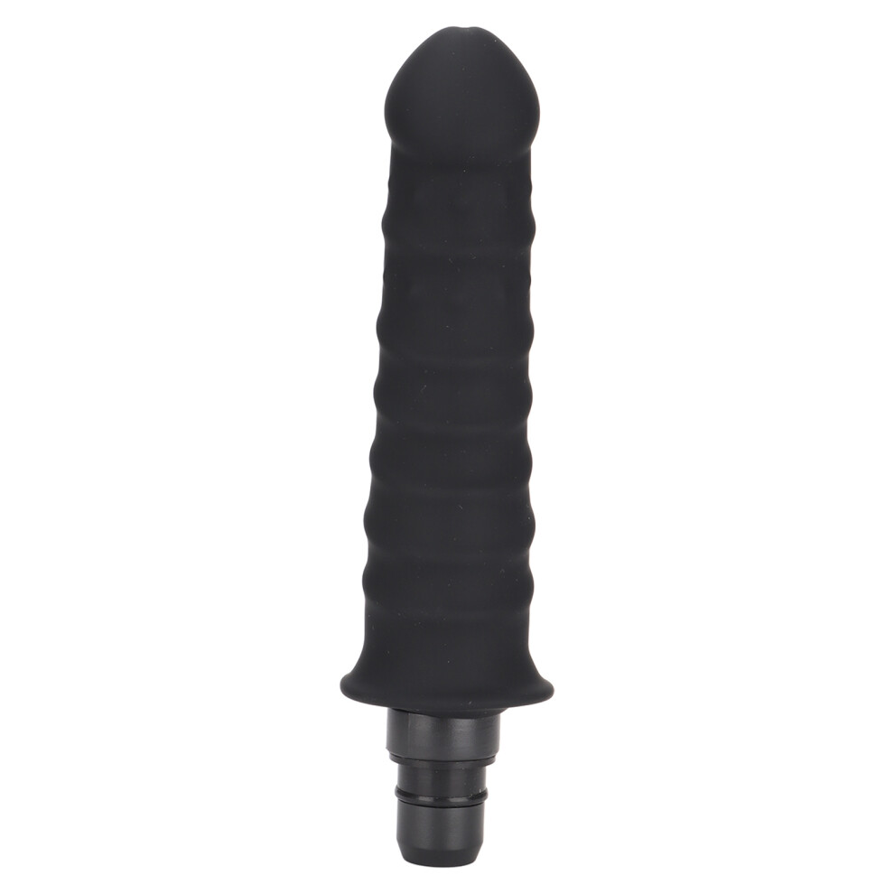 Muscle Massager Head Waterproof Silicone Replacement Head Attachment for Deep Tissue Massager Black 12mm / 0.5in