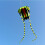 Rahmenloses 3D-Kite 210T 85x88cm Grün/Rot 5