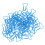50pcs Bone Shaped Paper Clips Office Cute Paperclips 2