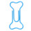 50pcs Bone Shaped Paper Clips Office Cute Paperclips 3