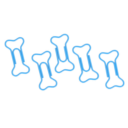 50pcs Bone Shaped Paper Clips Office Cute Paperclips