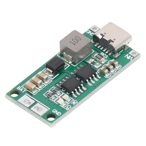 Type-C auf 8,4V 2S Batterie-Lade-Modul Grün 2A