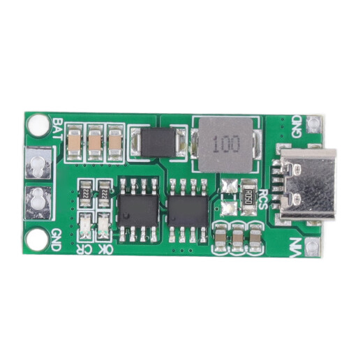 Type-C auf 8,4V 2S Batterie-Lade-Modul Grün 2A 1