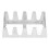 BBQ Multi Grill Rack Silber 253 g 19,5 x 9,5 x 7 cm 2