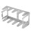 BBQ Multi Grill Rack Silber 253 g 19,5 x 9,5 x 7 cm 13