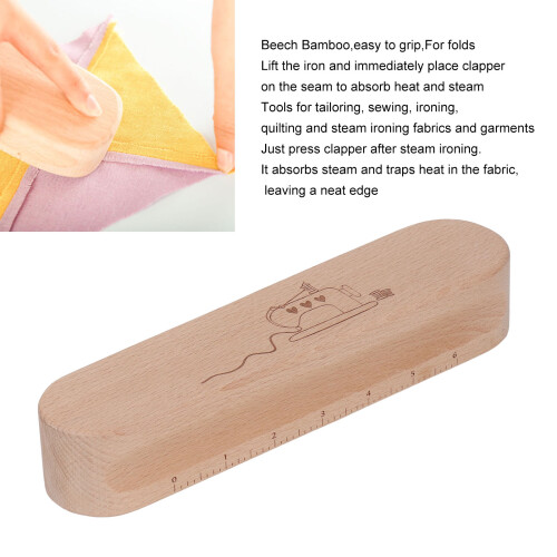 Tailor claqueta de madera haya/bambú 1 juego Natural 2