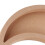Eid-Holz-Desserttablett Mond natur Buchsbaumholz 30cm 11