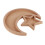 Eid-Holz-Desserttablett Mond natur Buchsbaumholz 30cm 8