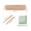 Tailor claqueta de madera haya/bambú 1 juego Natural 6