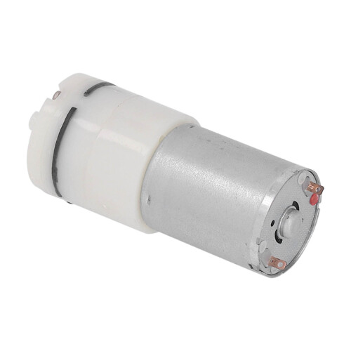 Bomba de aire DC12V, tanque de 100 cc blanco, ángulo de puerto 0 2