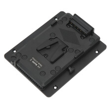 Battery Power Plate V Mount Adapter with D Tap Output Clamp Accessory for Monitor