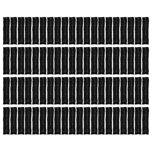 100 Stk. Einweg-Ohrpolsterabdeckungen, Schwarz, Ø 11 cm 1