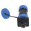 Conector impermeable de 5 pines 380V 45A IP68 negro, 28mm 14