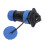 Conector impermeable de 5 pines 380V 45A IP68 negro, 28mm 11