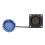 Conector impermeable de 5 pines 380V 45A IP68 negro, 28mm 12