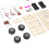 Kit de coche RC de madera DIY, madera compuesta, 2 pilas AA 4