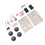 Kit de coche RC de madera DIY, madera compuesta, 2 pilas AA 8