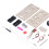 Kit de coche RC de madera DIY, madera compuesta, 2 pilas AA 12