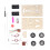 Kit de coche RC de madera DIY, madera compuesta, 2 pilas AA 15