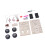 Kit de coche RC de madera DIY, madera compuesta, 2 pilas AA 10