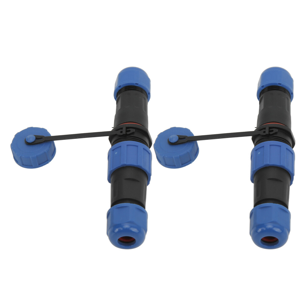 2 Set Aviation Waterproof Connector 2 Pin Male Female Cable Plug Socket For Communication Equipment 7681321223465