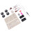 Kit de coche RC de madera DIY, madera compuesta, 2 pilas AA 5
