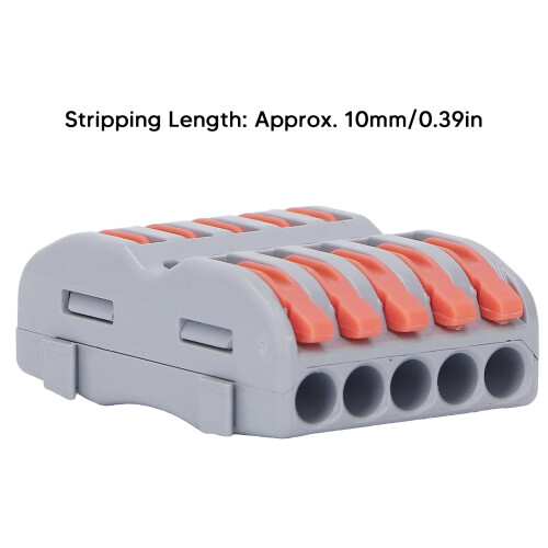 SPL-5 5-Port-Drahtverbinder, 0,08-2,5 mm² 2