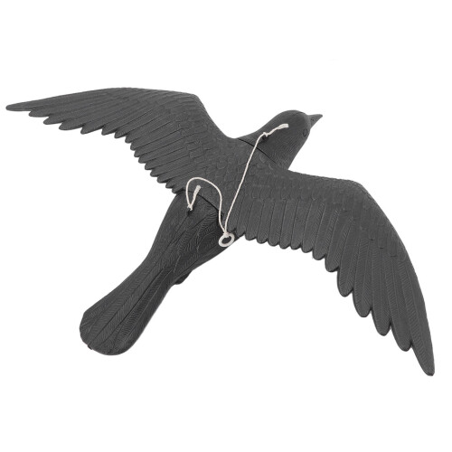 Krähen-Lockvogel, schwarz, 39,5 x 8 cm, 252 g