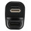 Codo U-Type C USB2.0 M a F, ABS, Negro 4