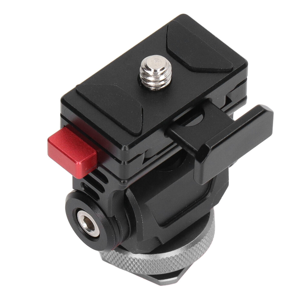 Camera Monitor Holder Mount 360 Degree Rotation 180 Degree Tilt Camera Field Monitor Mount With Cold Shoe 1/4 Inch Screw 7891321226308