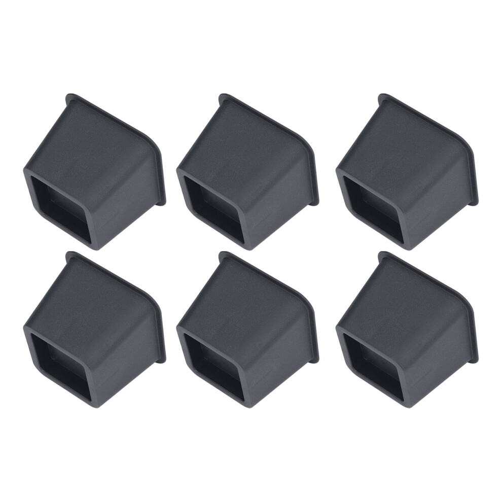 6Pcs 3 Inch Trapezoid Furniture Risers Sofa Leg Pads For Bed Table Cabinet Sofa Feet Black 8361321226435