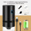 Mini molinillo de muelas 120 ml 18,5  7,5  7,5 cm negro 8