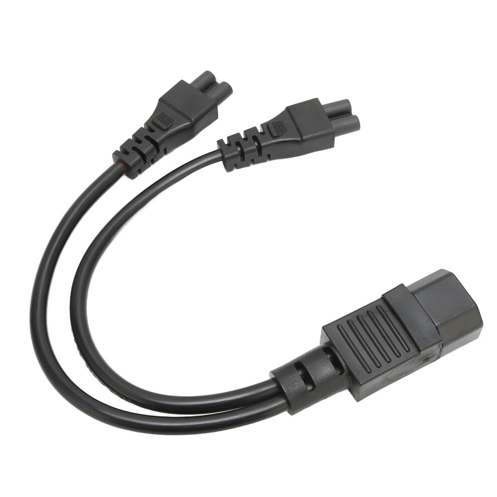 Splitter Power Plug Cord Iec320 C14 Male To Dual Iec320 C5 Female Power Cord For Laptop Power Adapter 100Â 5051321228272