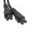 IEC320 C14 auf Dual-C5-Splitterkabel - 32 cm 9