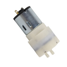 Bomba de aire micro de bajo ruido DC12V bomba de vacío de plástico industrial para uso industrial